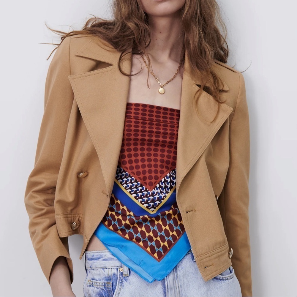 ZARA BNWT Cropped Jacket